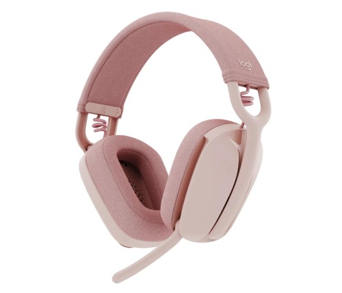 Słuchawki z mikrofonem Logitech Zone Vibe 100 różowe - 1326002