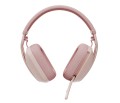 Słuchawki z mikrofonem Logitech Zone Vibe 100 różowe - 1368793