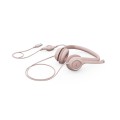 Słuchawki z mikrofonem Logitech H390 USB Computer Headset różowe - 1525427