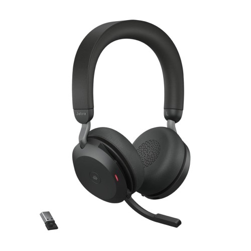 Słuchawki z mikrofonem Jabra Evolve2 75 Link380c MS Stereo czarne bezprzewodowe - 1525382