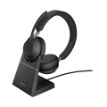 Słuchawki z mikrofonem Jabra Evolve2 65 Stand Link380c MS Stereo Black bezprzewodowe - 1525376