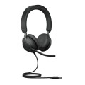 Słuchawki z mikrofonem Jabra Evolve2 40 USB-A UC Stereo przewodowe - 1525370