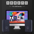 Głośniki komputerowe Techly 2+0 6W USB drewno - 1369800
