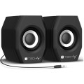 Głośniki komputerowe Techly 2+0 6W USB - 1328177