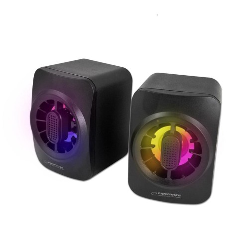 Głośniki 2.0 Esperanza USB LED Rainbow Sakara EGS104 - 1221027