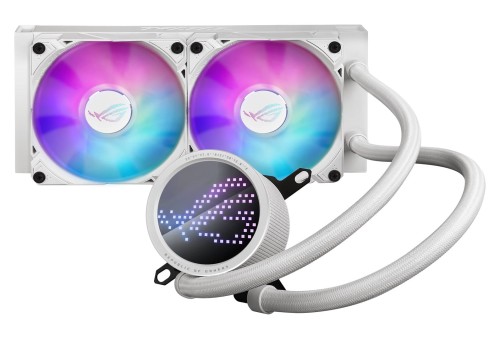 Chłodzenie wodne Asus ROG RYUO III 240 ARGB WHITE EDITION 2x120mm - 1482500