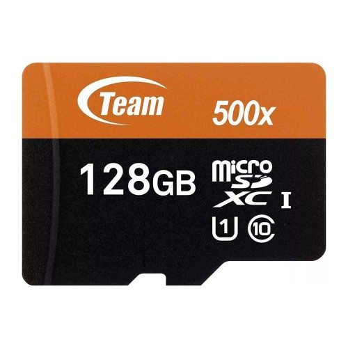 Karta pamięci Team Group microSDXC 128GB (100/20 MB/s) UHS-I C10 + adapter - 1528555