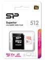 Karta pamięci Silicon Power microSDXC Superior 512GB V30 UHS-1 U3 A1 + ADAPTER - 1393051