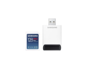 Karta pamięci Samsung PRO Plus SDXC 128GB (160/120 MB/s) + czytnik