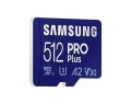 Karta pamięci Samsung PRO Plus microSDXC 512GB (160/120 MB/s) + adapter - 1392769