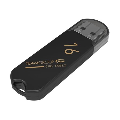 Pendrive Team Group C183 16GB USB 3.0 Black - 1393352