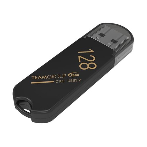 Pendrive Team Group C183 128GB USB 3.0 Black - 1393360