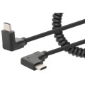 Kabel zasilający Manhattan USB-C 60W/3A do szybkiego bezpiecznego ładowania - 1526986