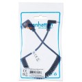 Kabel zasilający Manhattan USB-C 60W/3A do szybkiego bezpiecznego ładowania - 1526991