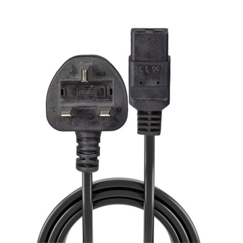 Kabel zasilający LINDY 3 Pin do IEC C19, Black - 1526942