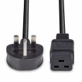 Kabel zasilający LINDY 3 Pin do IEC C19, Black - 1526945