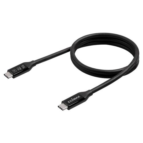 Kabel USB4/Thunderbolt 3 Edimax UC4-020TP 2m USB-C to USB-C czarny - 1378027