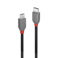 Kabel USB 2.0 LINDY Type C/Micro-B M/M Anthra Line 3m czarny - 1378698