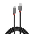 Kabel USB 2.0 LINDY Type C/Micro-B M/M Anthra Line 3m czarny - 1378699