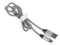 Kabel Tracer USB 2.0 AM - micro 1m czarno-srebrny - 1380411