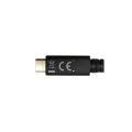Kabel Techly USB-C 4.0 M/M 40Gbps 100W PD 3A Thunderbolt 4 0,8m czarny - 1468301