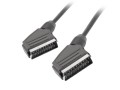 Kabel SCART Lanberg M/M 1,8m czarny - 1452150