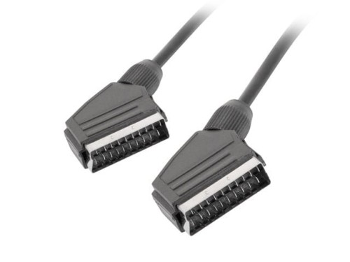 Kabel SCART Lanberg M/M 1,8m czarny - 1452150