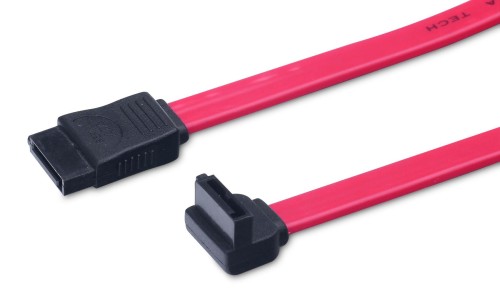 Kabel SATA III DIGITUS 7pin kątowy/SATA 7pin Ż/Ż czerwony 0,5m - 1377157