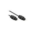 Kabel Optyczny Techly Audio Toslink Cyfrowy SPDIF 1m Czarny - 1468297