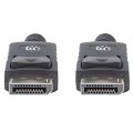 Kabel Manhattam DisplayPort/DisplayPort 1.2, DP-DP M/M, 4K*60Hz 2m czarny - 1379188