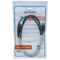 Kabel Manhattam DisplayPort/DisplayPort 1.2, DP-DP M/M, 4K*60Hz 2m czarny - 1379190