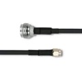 Kabel koncentryczny Qoltec RG58 | N żeński | RP-SMA męski | 1m - 1379716