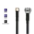 Kabel koncentryczny Qoltec RG58 | N żeński | RP-SMA męski | 1m - 1379717