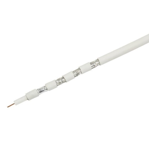 Kabel koncentryczny antenowy SAT CPV0037 LogiLink 100m biały - 973186