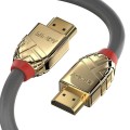 Kabel HDMI 2.1 LINDY Ultra High Speed M/M 1m szary/gold - 1526941