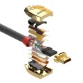 Kabel HDMI 2.0 LINDY Standard M/M 10m szary/gold - 1378756