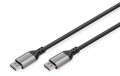 Kabel DIGITUS PREMIUM połączeniowy DisplayPort 1.4 8K60Hz UHD DP/DP M/M czarny 1m - 1526838