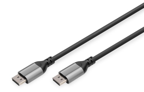 Kabel DIGITUS PREMIUM połączeniowy DisplayPort 1.4 8K60Hz UHD DP/DP M/M czarny 1m - 1526838