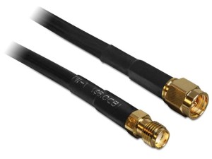 Kabel antenowy Delock SMA M/F 2m Low Loss