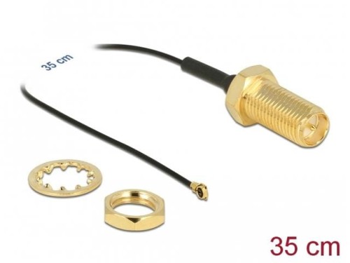 Kabel antenowy Delock RP-SMA(F)->MHF IV 35cm - 972264