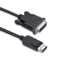 Kabel adapter Qoltec DisplayPort | DVI (24+1) męski | 1.8m - 1379740