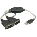 Kabel adapter Manhattan USB / 2x RS232/COM/DB9 - 1468182