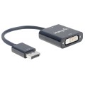 Kabel adapter Manhattan DisplayPort 1.2a / DVI-D 24+1 aktywny 0,23m - 1468195