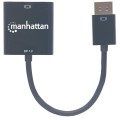 Kabel adapter Manhattan DisplayPort 1.2a / DVI-D 24+1 aktywny 0,23m - 1468197