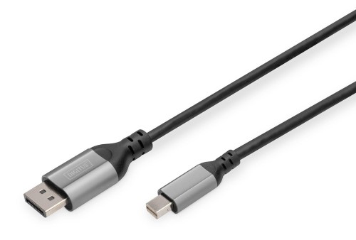 Kabel adapter DIGITUS PREMIUM miniDisplayPort - DisplayPort 8K 60Hz miniDP/DP M/M 1m - 1526842