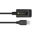 Kabel / Przedłużacz Techly Aktywny USB 2.0 A-A M/F 5m Czarny - 1468312