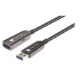 Kabel / Przedłużacz Techly Aktywny Kabel Optyczny AOC USB 3.2 Gen1 A-A 20m czarny - 1468306