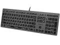 Klawiatura przewodowa A4Tech FSTYLER FX60H (White Backlit) czarno-grafitowa - 1492140