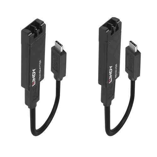 Extender USB 3.2 LINDY Fibre Optic 100m czarny - 1378786
