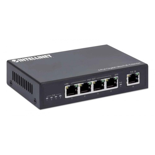Extender Ultra PoE Intellinet 4-portowy Gigabit 802.3at/af - 1378059